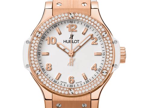 hublot weissers zifferblatt|Big Bang Gold White Diamonds 38 mm .